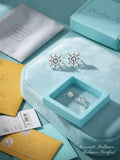 1 Carat Moissanite Solitaire Stud Earrings-GRA Certified