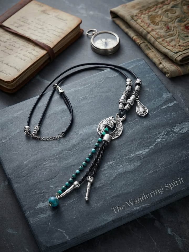 Boho Chic Lariat Necklace - Southwestern Inspired Design