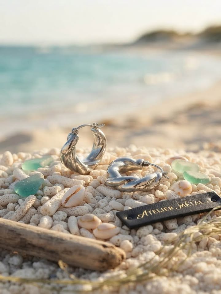 Chic Twisted Huggie Hoop Earrings